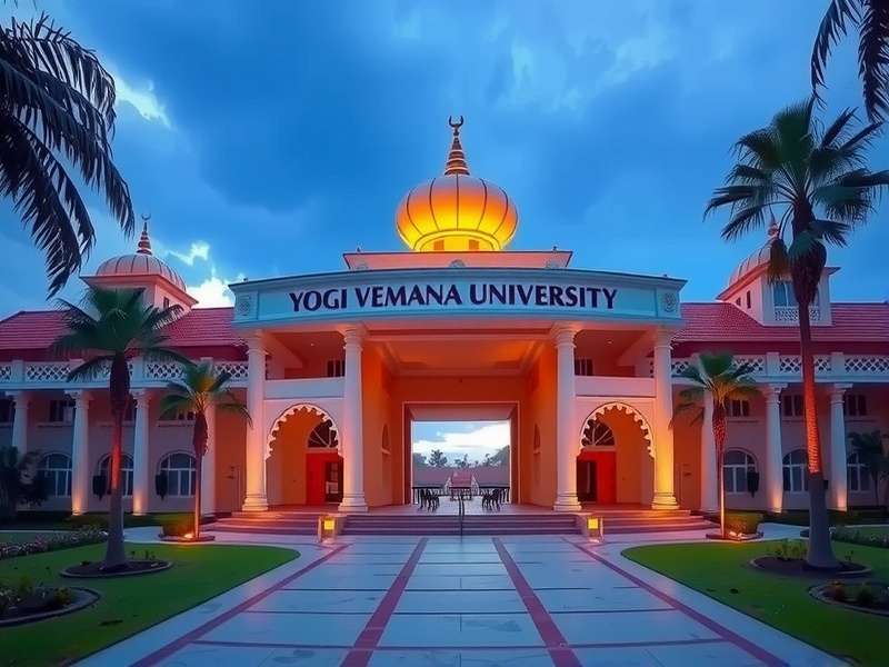 Yogi Vemana University Campus Aerial View